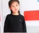 Áo thun trẻ em Modal Qiuyi 2015 Áo cotton trẻ em siêu mỏng Hàn Quốc dài tay cho bé trai và bé gái - Áo thun