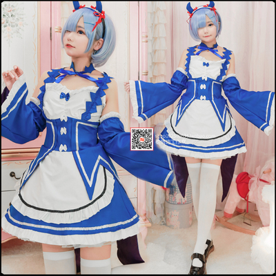 taobao agent Re: From the beginning of the zero world life, Remram Cos clothes Halloween Demon Demon Virgin Fit