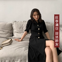 Летнее платье, элегантный длинный корсет, 2019, средней длины, французский стиль