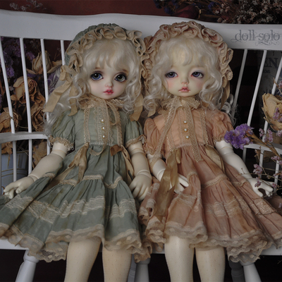 taobao agent Solid Dance Paradise BJD baby clothing/dress giant baby MDD4 tea dye retro old afternoon tea (spot)