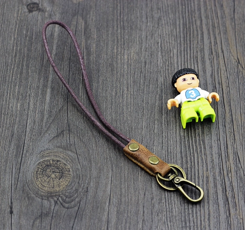 Кожаный ремешок ручной работы, кожаная камера, брелок, портативный аксессуар, из натуральной кожи