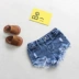 Quần short nữ ăn xin denim 2019 hè bé lỗ nóng quần trẻ em nước ngoài kho báu quần jeans - Quần jean Quần jean