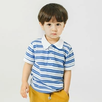 Bé trai POLO tay ngắn 2019 hè mới Quần áo trẻ em Hàn Quốc cho bé mùa hè 1 tuổi 3 áo thủy triều ZU198 - Phù hợp với trẻ em ao so sinh be trai