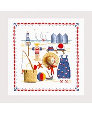 Канва bd2610 海边 法国贵妇人套件 现货 付普邮发顺丰