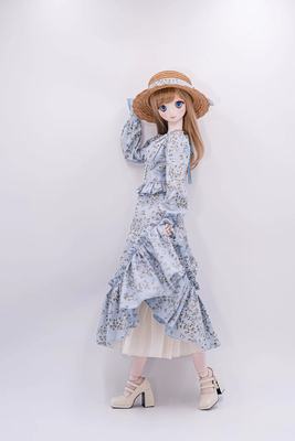 taobao agent La.frigg [Sale] 3 points BJD SD DD printed dress dress