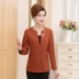 Trung niên mẹ áo mùa xuân và mùa thu áo ngắn phụ nữ trung niên của mùa xuân 40-50 tuổi 2018 mới phù hợp với nhỏ Business Suit