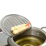 Nhật Bản nhập khẩu chảo rán sắt tinh khiết Yoshikawa không có khói dầu chống dính chảo tempura chiên chảo dụng cụ gia đình - Phòng bếp