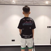 Quần áo trẻ em mùa hè 2019 phiên bản Hàn Quốc của trò chơi in hình áo thun ngắn tay cho bé trai trong chiếc áo sơ mi nửa tay thủy triều của cậu bé lớn - Áo thun