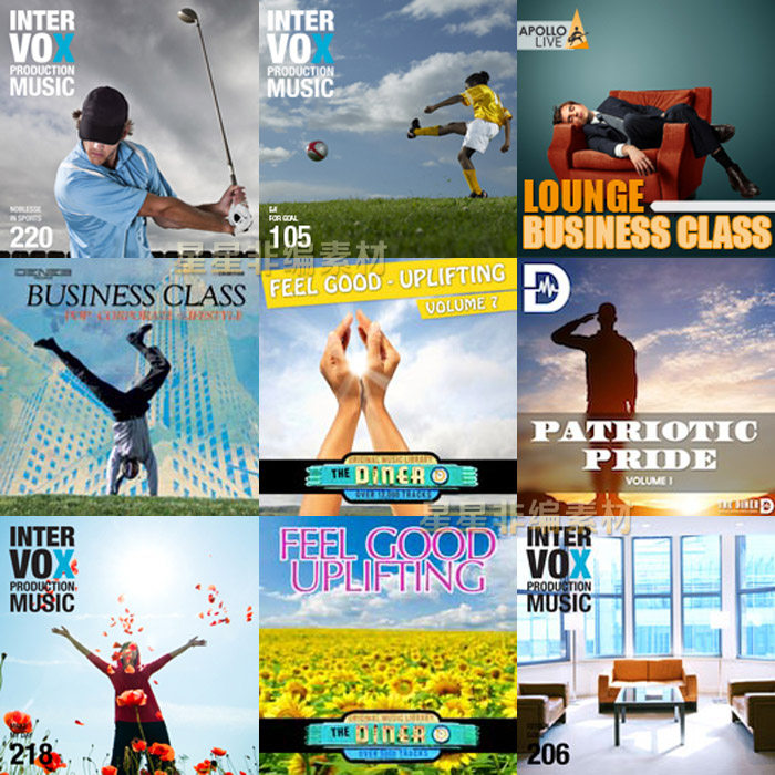 Intervox Music音乐225CD合集 电影广告纪录片体育时尚配乐素材   Intervox Music音乐225CD合集 电影电视广播广告纪录片体育时尚-天天素材网