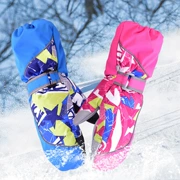 Găng tay trượt tuyết cho trẻ em Mùa đông ngoài trời không thấm nước gió dày dày và găng tay