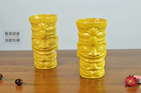 58 БЕСПЛАТНАЯ ДОСТАВКА TIKI MUG Hawaii Maori Totem Ceramics Tazan Cry Cry -Смешивание вина