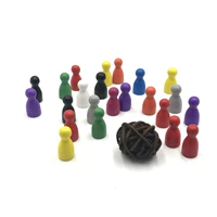 Настольная игра, деревянная стратегическая игра с аксессуарами, три цвета, детская настольная игра, «сделай сам»