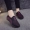 Giày cotton mùa đông Bắc Kinh cũ cộng với giày nhung lạnh mùa đông giày một chân giày đế thấp giày thường giày lười giày thủy triều