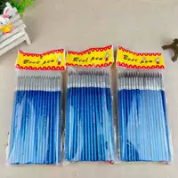 Длина средней волосы синего деревянного стержня составляет 1 см (50 штук) (50 штук)