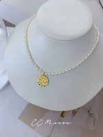 Небольшое дизайнерское расширенное ожерелье, натуральная цепочка до ключиц из жемчуга, изысканный стиль