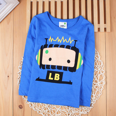 taobao agent Spring autumn children's cotton T-shirt for boys, long-sleeve