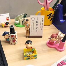 Куклы/ украшения/детали 现货蜡笔小新文具盲盒蛋手办潮玩具公仔娃娃玩偶桌面摆件人偶文创