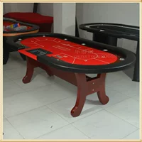 032-P Texas Poker Table Mahjong Table Chaps Chess и карта Таблица 2,44 метра панель разборки баккара может быть настроена