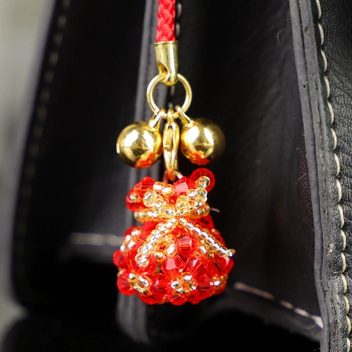 Бусины, браслет из бисера ручной работы, набор материалов, подвеска, сумка, украшение на сумку, брелок, аксессуар, DIY