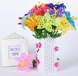 Браслет из бисера ручной работы, двухэтажный реалистичный набор материалов в виде цветка, креативные плетеные бусины, «сделай сам», розы