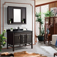 Современный китайский стиль китайского ветра туалет туалет, антикварное шкаф для хранения зеркала