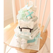 Hàn Quốc chính hãng mua quà tặng sơ sinh trăm ngày quà tặng bánh tã hộp quà tặng tuổi già quần áo hộp quà tặng - Bộ quà tặng em bé