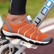 Велосипедная обувь 正品专业无锁骑行鞋男透气夏季女公路山地自行车鞋非锁助力硬底单