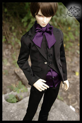 taobao agent M3 BJD baby clothing shop owner recommends 4 points and 3 points, HID Uncle Gentleman's slim black suit Zhuang uncle customized