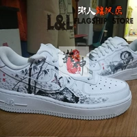 [Нет обуви] Ll Tide Creative Diy Painting Air Force № 1 AJ1 Граффити двухмерный китайский стиль частная настройка