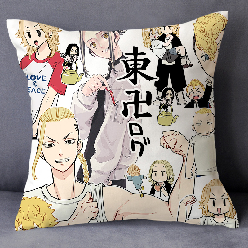 3Tokyo ten thousand Avenger cartoon cos periphery Same Garage Kit Pillow quilt Dual purpose Bedside Back cushion diy customized