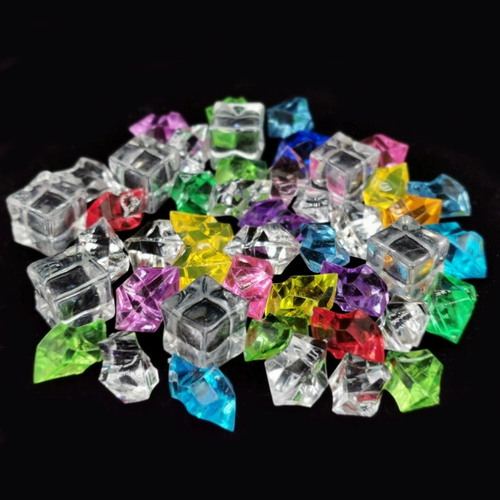 Реалистичные акриловые пластиковые кубики льда, наряжаться