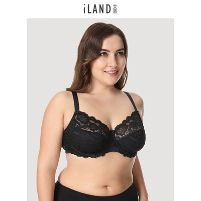 艾蓝性感大码文胸女全罩杯大胸显小内衣超薄款大杯胸罩胖mm200斤-淘宝网