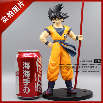 taobao agent Dragon Ball Sun Wukong Black Hair Theater Edition 20th Anniversary Dragon Ball Super Golden Poor Stick Model Model Swing