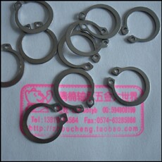 Стопорная шайба 不锈钢卡簧/不锈钢轴用卡簧/挡圈/外卡/规格:φ20 /φ21 （50只）