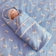 [Синяя вишня] 6 -й на новорожденный стеганое одеяло для новорожденных