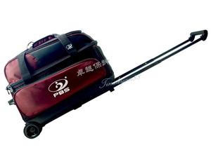 2017 new boutique 1680 DPBS bóng đôi drawbar bowling túi bowling bag hai túi bóng rượu vang đỏ