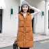 Áo vest nữ cotton 2019 phiên bản Hàn Quốc của nữ sinh viên mới mùa thu và áo khoác mùa đông dày áo vest nữ dài - Áo vest áo khoác dài nữ Áo vest