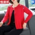 Áo len nữ của công ty Hengyuanxiang 2020 áo len mùa xuân mới ngắn mùa xuân và mùa thu nhỏ bên ngoài đan len - Áo len cổ chữ V Áo len cổ chữ V