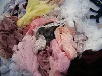 Кружевое кружево распечатано и окрашивается