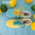 Xuân 2018 Giày nữ mới giày vải màu 牛 Giày đế xuồng đế bằng thoải mái - Plimsolls giày ecco nữ Plimsolls