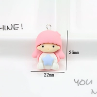 № 2 Розовая маленькая девочка (с железным кольцом) N205