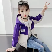 Áo khoác mới cho bé gái mùa xuân hè 2019 mùa thu trẻ em phiên bản Hàn Quốc của áo khoác trẻ em lớn áo khoác thủy triều - Áo khoác