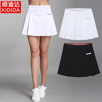 Спортивная быстросохнущая мини-юбка, дышащая теннисная сетка, штаны, одежда для йоги, юбка в складку, для бега