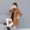 Mùa xuân 2019 mới Hained lady leather leather size lớn Phiên bản Hàn Quốc của bộ đồ da thon gọn phù hợp với áo khoác dài - Quần áo da áo da nữ dáng dài