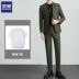 Luo Meng nhỏ giản dị phù hợp với bộ đồ áo khoác nam mỏng phong cách Hàn Quốc đơn mảnh cao cấp ánh sáng sang trọng đám cưới của chú rể Cực lớn