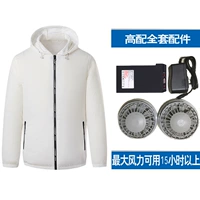 Белый вентилятор, батарея