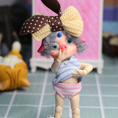taobao agent OB11 baby clothing GSC clay head can wear beautiful pig 12 points bjd baby underwear and pants