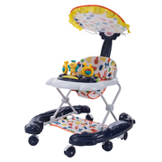 Bé con baby baby walker đa chức năng anti-rollover chống loại chân đẩy đẩy ráp trai và cô gái học tập