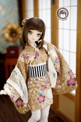 taobao agent [Meow House]+Di Apricot+Dazheng Graduated Cui Cui Maid Ms. Clothing 3 points DD SD BJD Selling Show