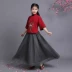 Quần áo bé gái Cộng hòa Trung Quốc Quần áo trẻ em Hoa hậu đồng phục nữ sinh - Trang phục Trang phục